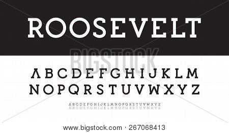 Modern Serif Alphabet. Bold, Regular, Thin Vector Typeset. New Classic Font Template. Geometric Simp