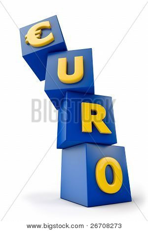 Euro tombant