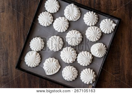 Meringue Is A Type Of Dessert, Often Associated With French, Swiss, And Italian Cuisine, Made From W