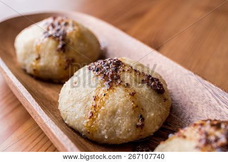 Icli Kofte / Boiled Kibbeh / Quibe With Butter Sauce.