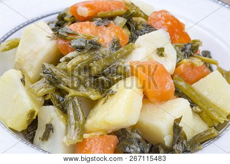 Traditional Delicious Turkish Foods; Celery With Olive Oil