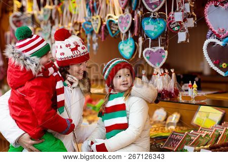 Kids Wearing Colorful Rainbow Socks. Children Footwear Collection. Variety Of Knitted Knee High Sock