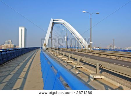Apollo Bridge In Bratislava
