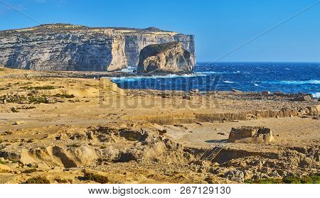 The Fungus Rock, Gozo, Malta