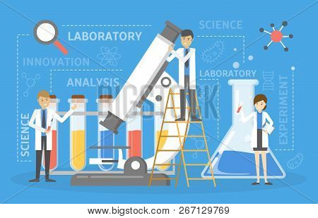 Laboratory Research And The Science Experiment Concept