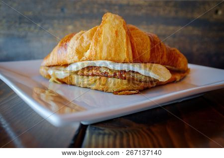 Sausage Egg Cheese Croissant