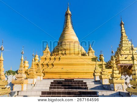 Sandamuni Pagoda temple at Mandalay city in Myanmar (Burma)