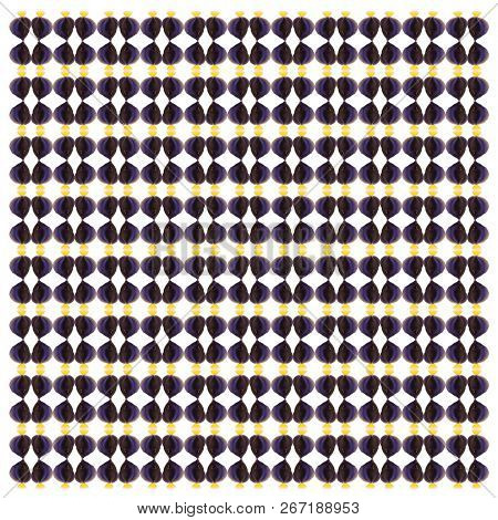 Purple tang, Zebrasoma xanthurum, in repeated pattern, in front of white background