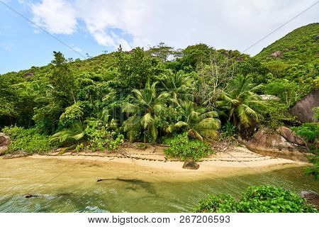 Baie Ternay & Cap Ternay Beach, Marine National Park, Mahe, Seychelles