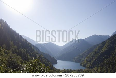 Photo Of Lake Rizza On A Sunny Day