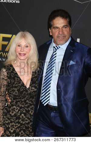LOS ANGELES - NOV 4:  Carla Ferrigno, Lou Ferrigno at the Hollywood Film Awards 2018 at the Beverly Hilton Hotel on November 4, 2018 in Beverly Hills, CA