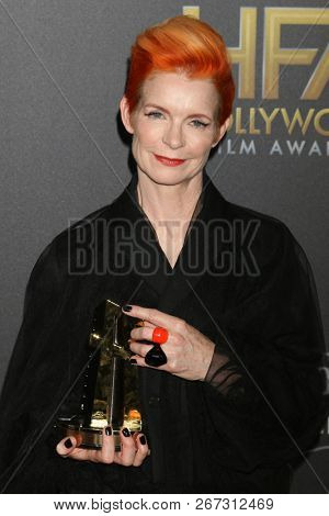 LOS ANGELES - NOV 4:  Sandy Powell at the Hollywood Film Awards 2018 at the Beverly Hilton Hotel on November 4, 2018 in Beverly Hills, CA