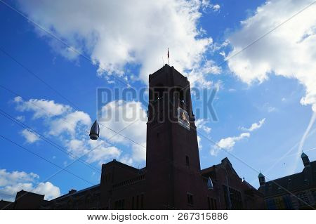 Clock Tower Of Beurs Van Berlage Building