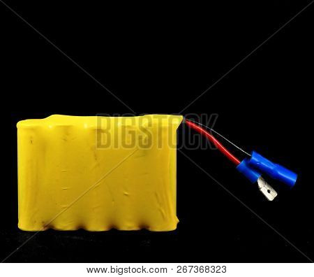 Picture Of A Battery Pack On A Dark Background
