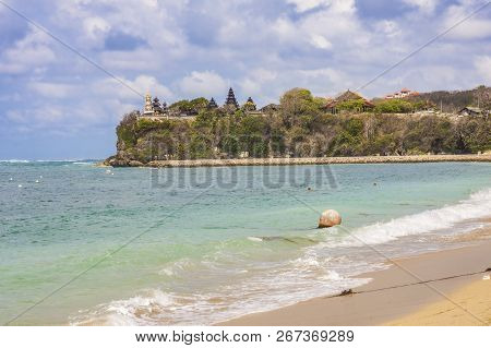 Pura Geger Temple At Geger Beach, Bali, Indonesia