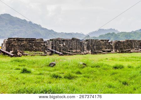 Fuerte San Jeronimo Fortress In Portobelo Village, Panama