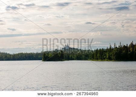 Golgofa-raspyatsky Skate And The Calvary Lake. Anzer Island, Solovetsky Archipelago, Russia