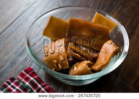 Turkish Pestil / Dried Fruit Pulp With Sesame And Walnut / Churchkhela