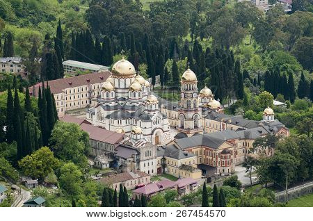 View Of The New Athos From The Iberian Mountain, Abkhazia
