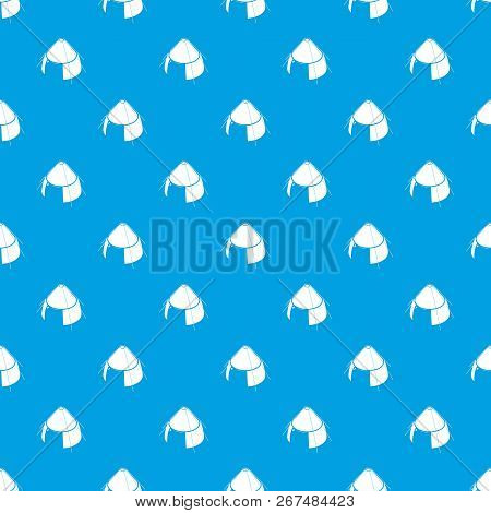 Conic Tent Pattern Vector Seamless Blue Repeat For Any Use