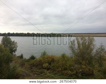 Autumn Landscape In The Village Of Konstantinovo Ryazan Region
