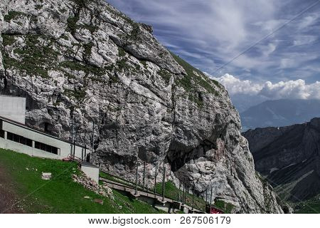 Beautiful Scenery Up In The Swiss Mountains