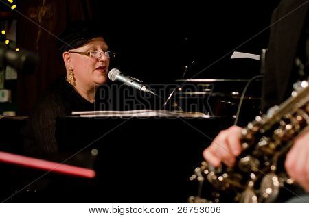 VANCOUVER, CANADA - MAY 27: Jennifer Scott Sextet performs 