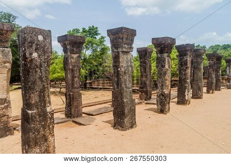 Nissanka Malla Temple At Ancient City Polonnaruwa, Sri Lanka