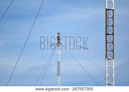 Aerial Platforms For The Transmission Of Radio Waves In The Longwave Range. Means Of Communication W