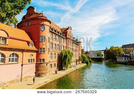 Cityscape Of The Grande Ile In Strasbourg, France