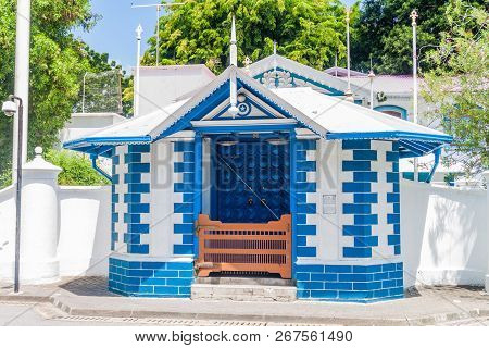 Gate To The Medhu Ziyaarath, Tomb Of Abu Al Barakaath, Who Brought Islam To Maldives. Located In Mal