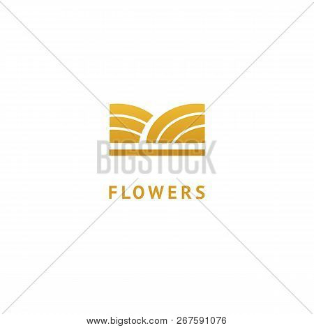 Vector Stock Logo, Abstract Nature Sign. Illustration Design Of Elegant, Premium And Royal Logotype 