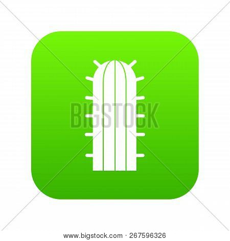 Cereus Candicans Cactus Icon Digital Green For Any Design Isolated On White Vector Illustration