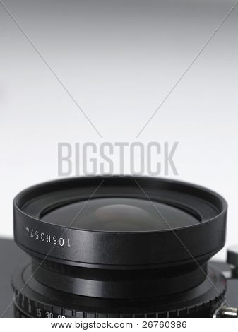 Detailní záběr čočky fotoaparátu