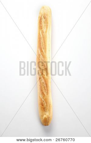 Hele baguette i backgrond