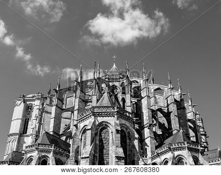 Le Mans Cathedral, France.