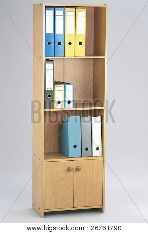โฟลเดอร์ office ที่ชั้นวาง ผู้จัดการ