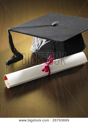 voorraad imageof afstuderen GLB en diploma