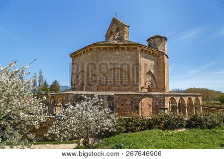 Church Of Saint Mary Of Eunate Is A 12th-century Romanesque Church Located About 2 Km South-east Of 