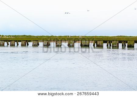 Junction Of River Blyth And Dunwich River In Southwold, A Popular Seaside Town Of The Uk