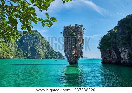 Beautiful Landscape Of James Bond Island-koh Tapu, Phang Nga Bay,thailand