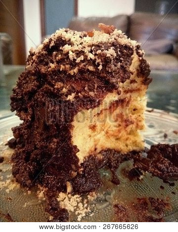 Coconut Flour Mug Cake With Chocolate Sauce