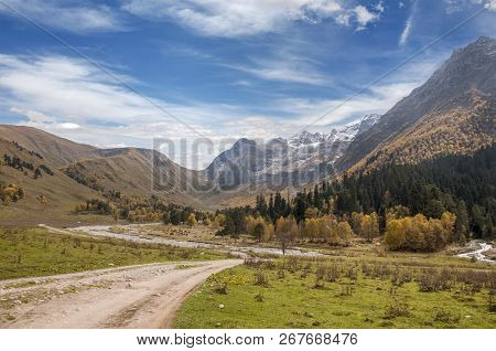 Lower Arkhyz, Karachay Cherkess Republic. Sofia Glacier