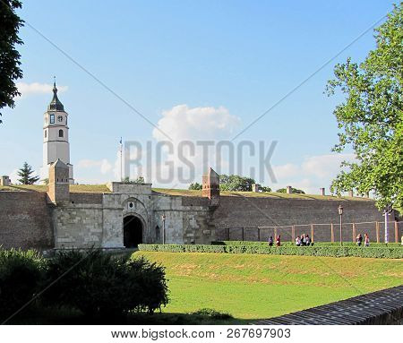 Belgrade, Serbia - June 25 2011: Stambol Gate Is The Main Entrance To The Citadel