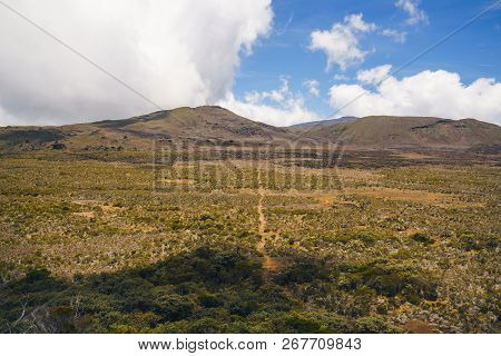 Plaine Des Sables, Piton De La Fournaise At Reunion Island