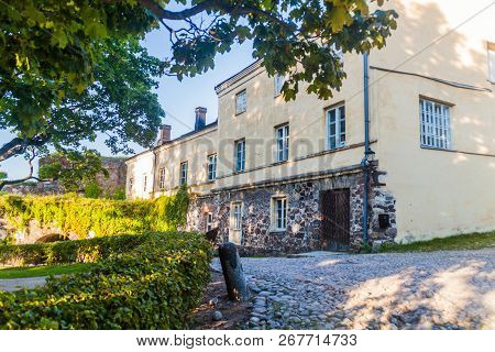 Building At Suomenlinna Sveaborg , Sea Fortress Island In Helsinki, Finland
