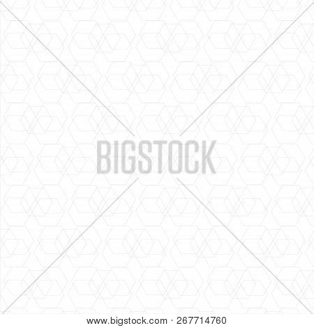 Abstract Monochrome Hexagonal Pattern. Pattern Geometric Texture. Vintage Texture Repeating  Geometr