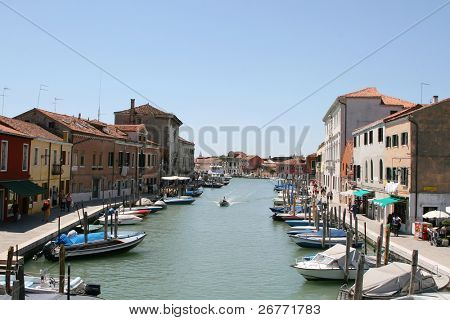 Slavný ostrov Murano (Benátky, Itálie)