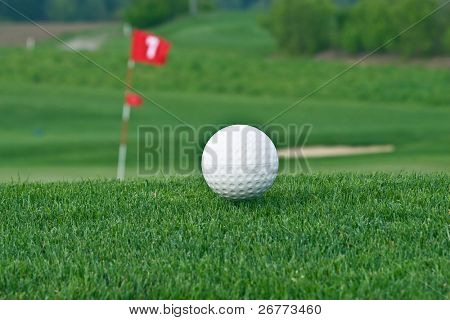 Bolden på golfbanen