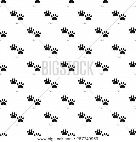 Cat Step Pattern Seamless Repeat Geometric For Any Web Design